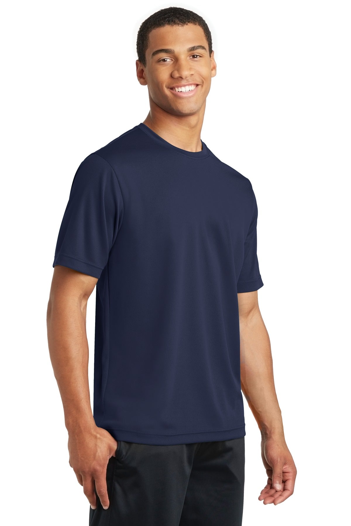 True Navy Sport-Tek PosiCharge RacerMesh Tee. ST340