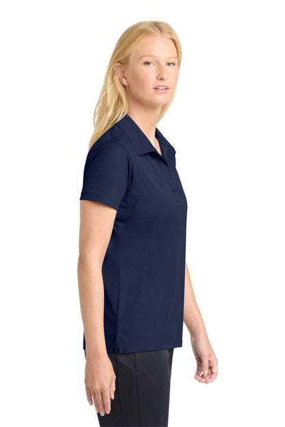 True Navy Sport-Tek Women's Micropique Sport-Wick Polo. LST650