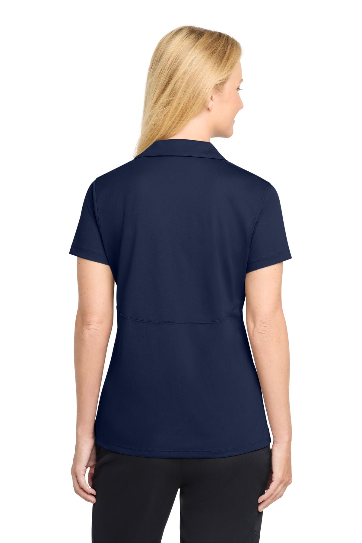 True Navy Sport-Tek Women's Micropique Sport-Wick Polo. LST650