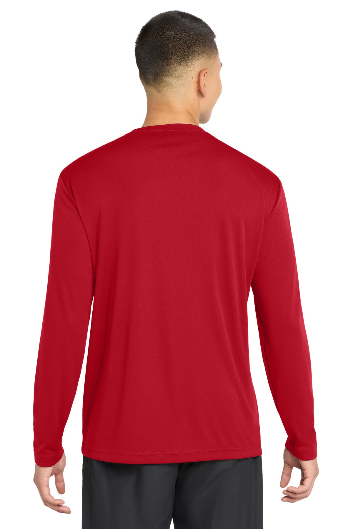 True Red Sport-Tek Long Sleeve PosiCharge Competitor Tee. ST350LS
