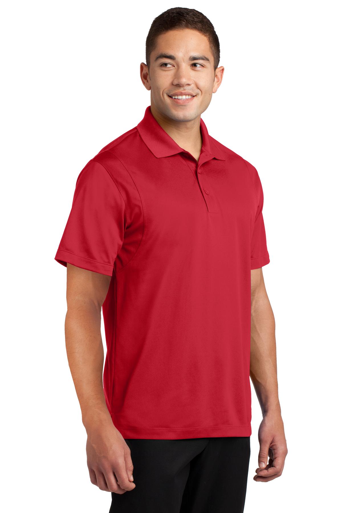 True Red Sport-Tek Micropique Sport-Wick Polo. ST650