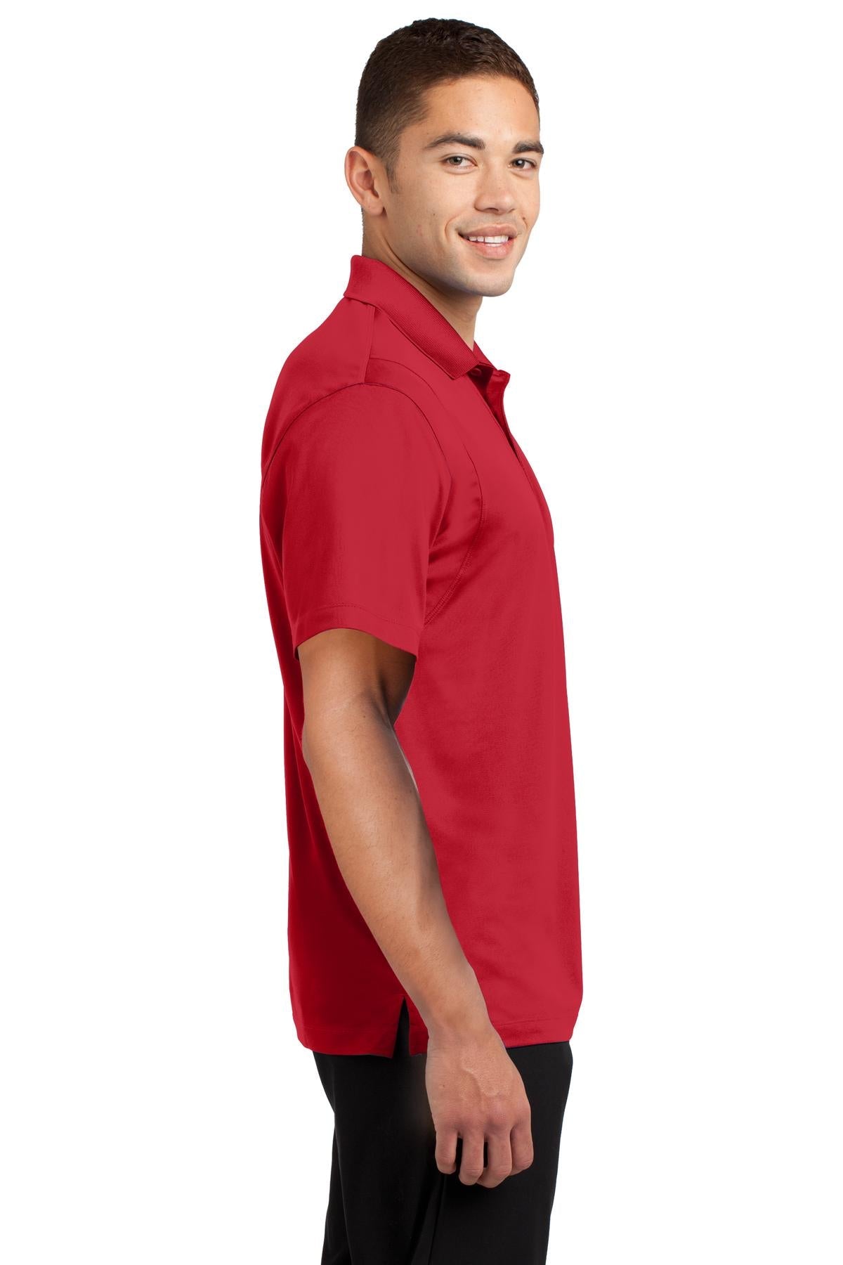 True Red Sport-Tek Micropique Sport-Wick Polo. ST650