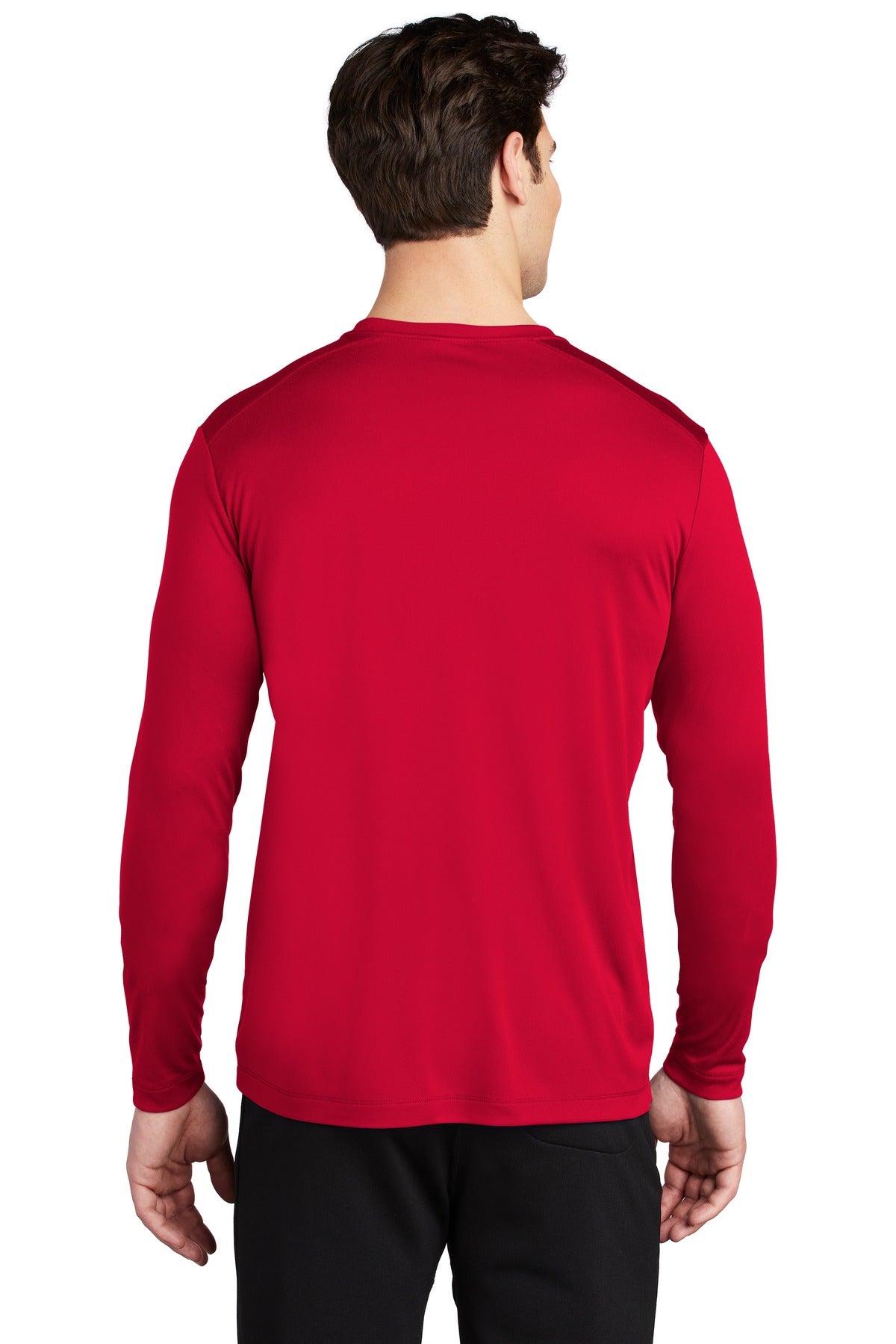 True Red Sport-Tek Posi-UV Pro Long Sleeve Tee. ST420LS