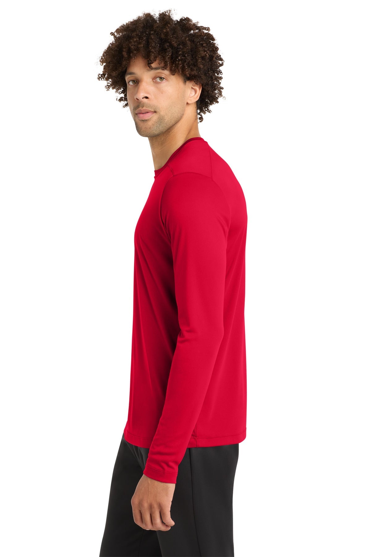 True Red Sport-Tek Posi-UV Pro Long Sleeve Tee. ST420LS