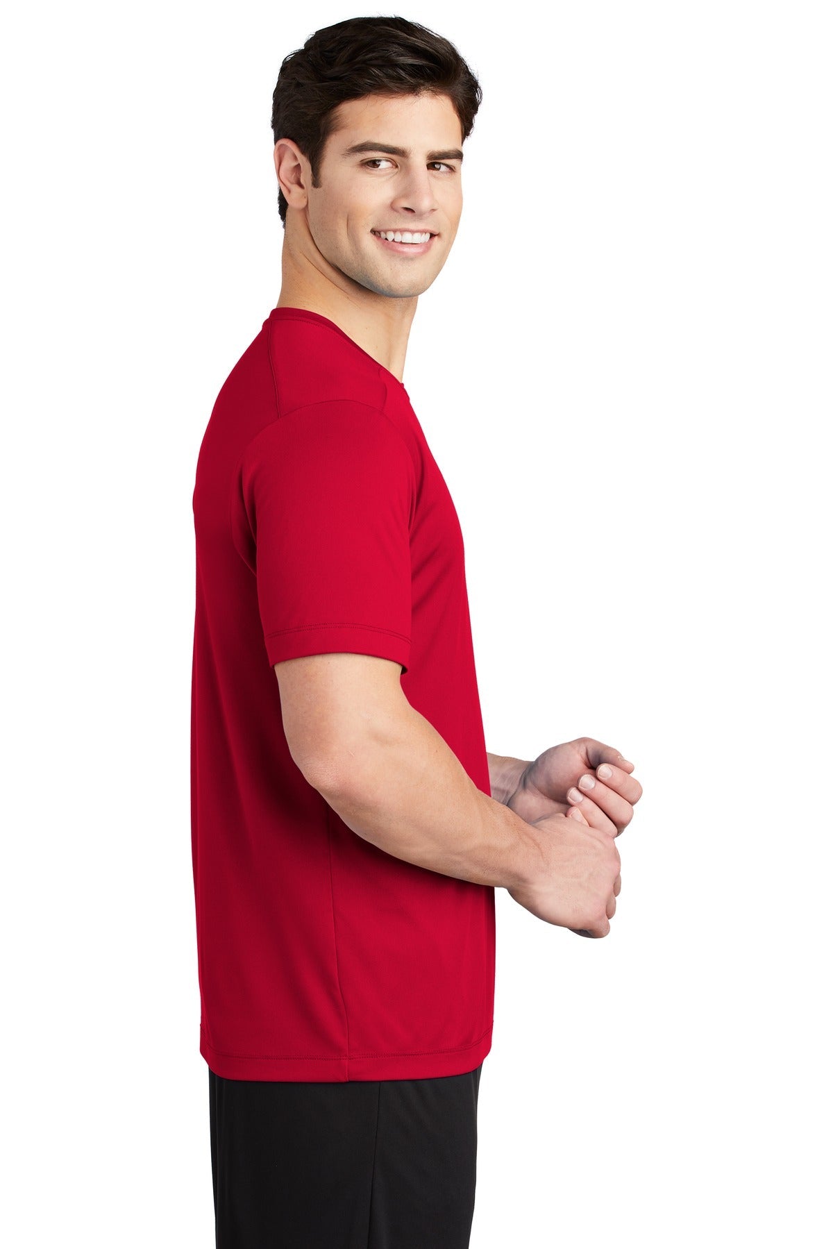 True Red Sport-Tek Posi-UV Pro Tee. ST420