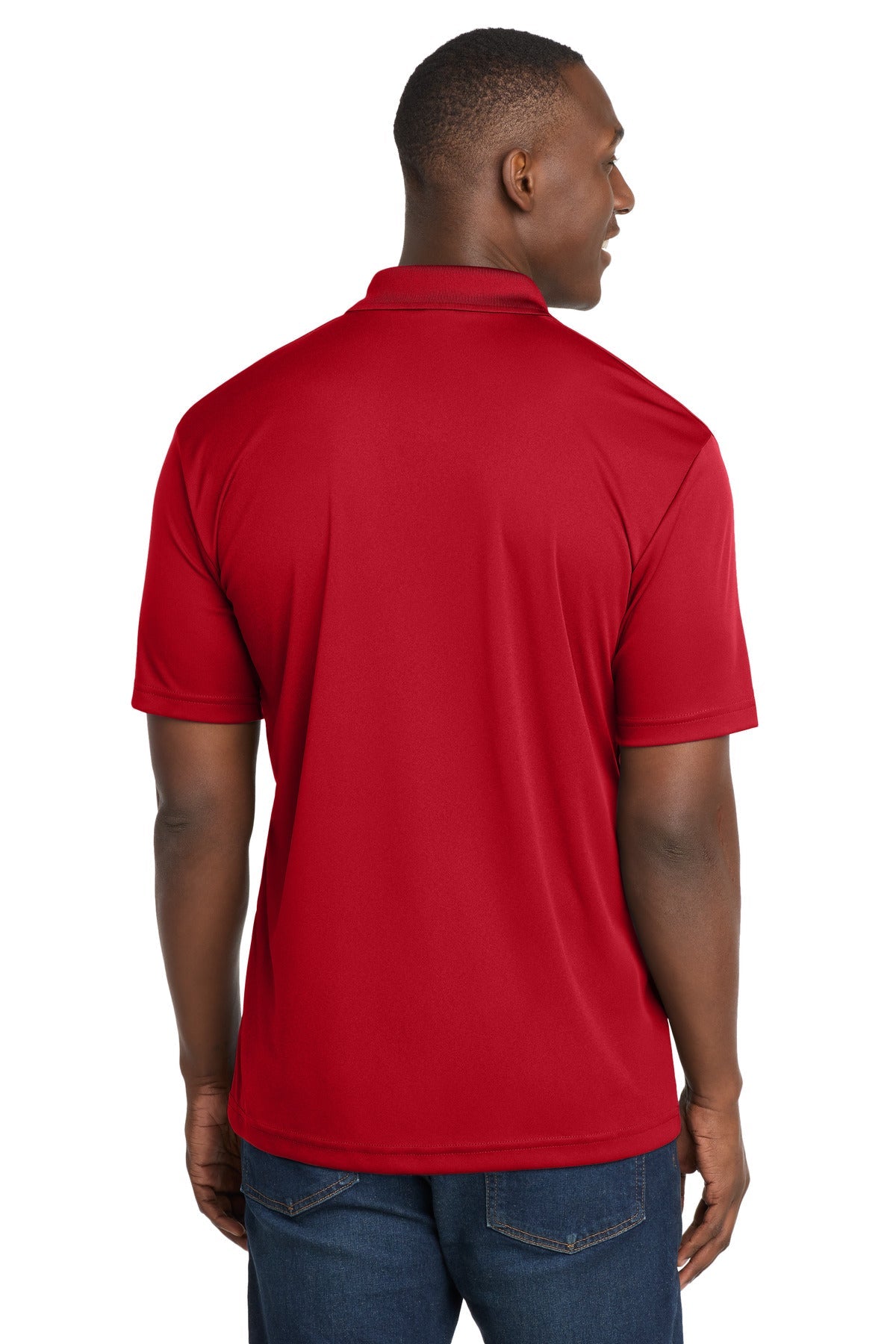 True Red Sport-Tek PosiCharge Competitor Polo. ST550