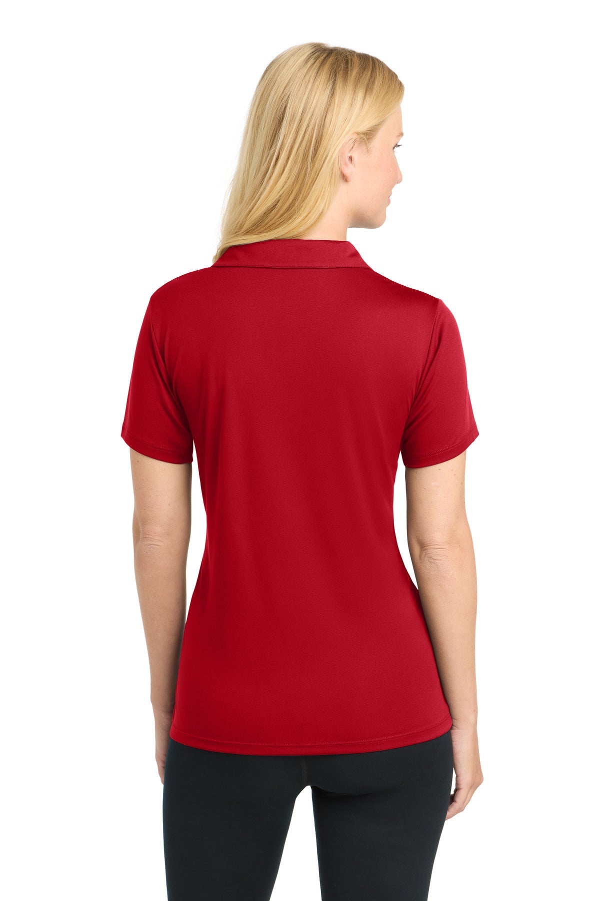 True Red Sport-Tek Women's PosiCharge Competitor Polo. LST550