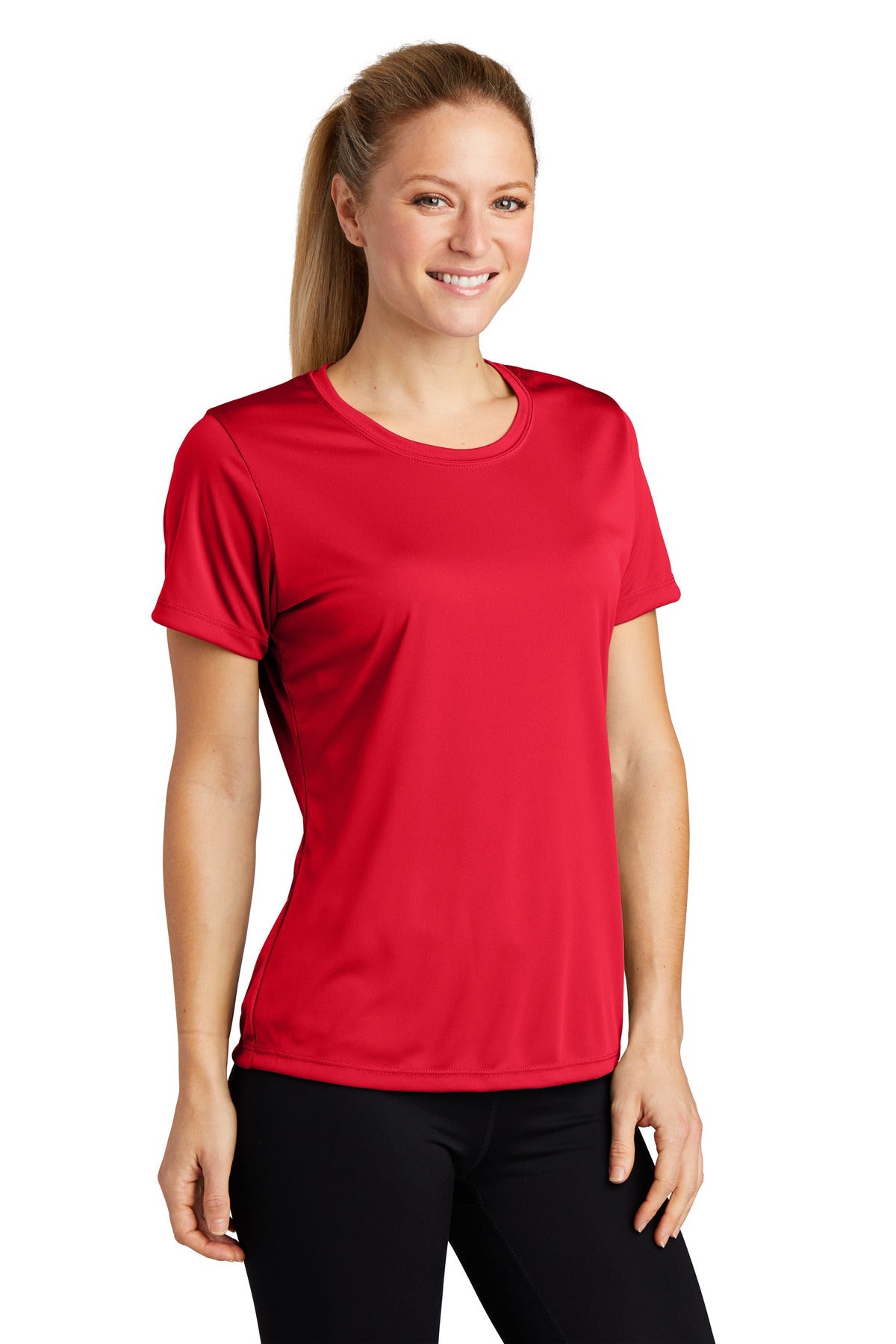 True Red Sport-Tek Women's PosiCharge Competitor Tee. LST350