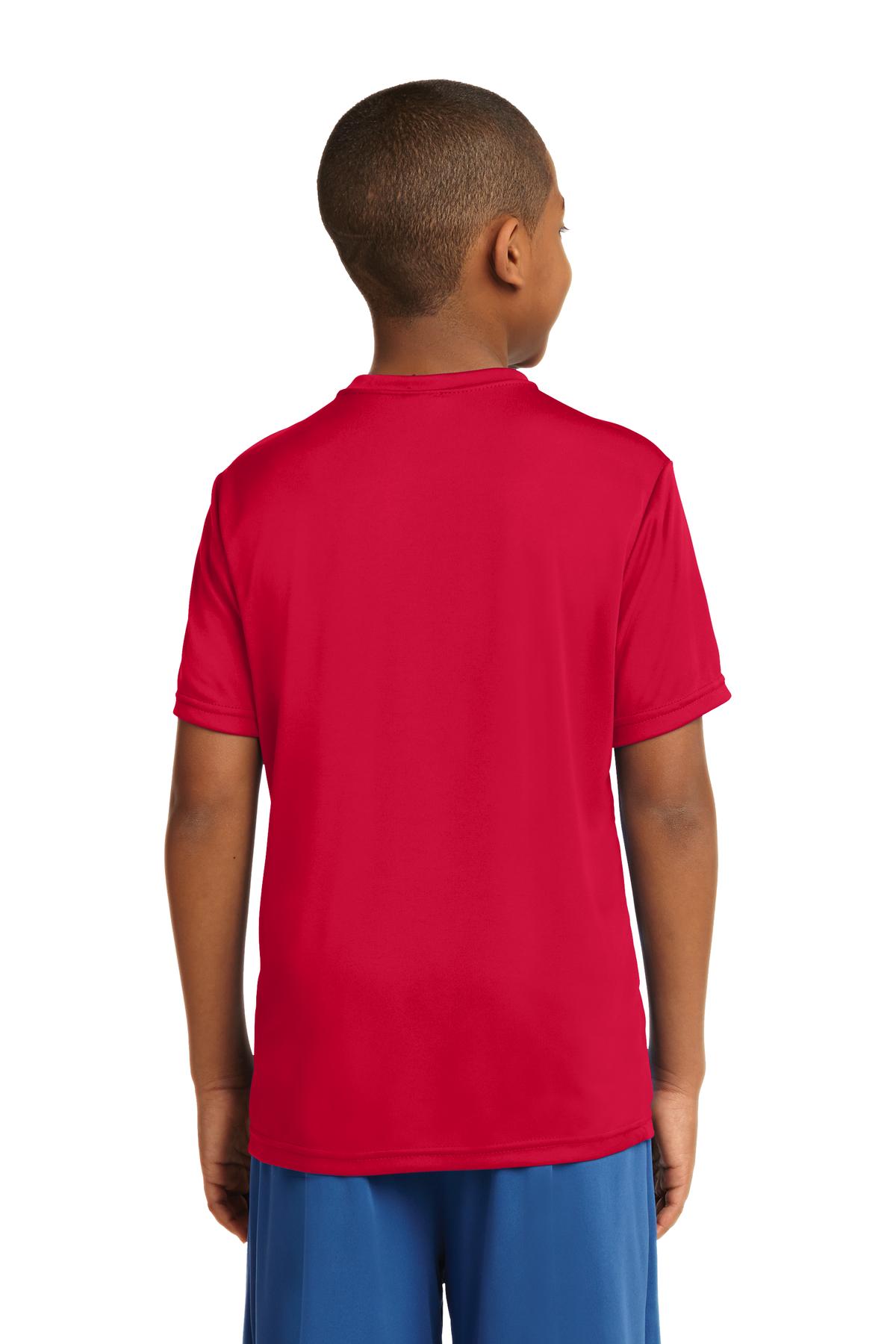 True Red Sport-Tek Youth PosiCharge Competitor Tee. YST350