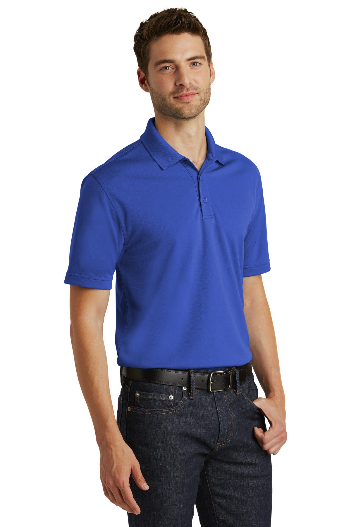 True Royal Port Authority Dry Zone UV Micro-Mesh Polo. K110
