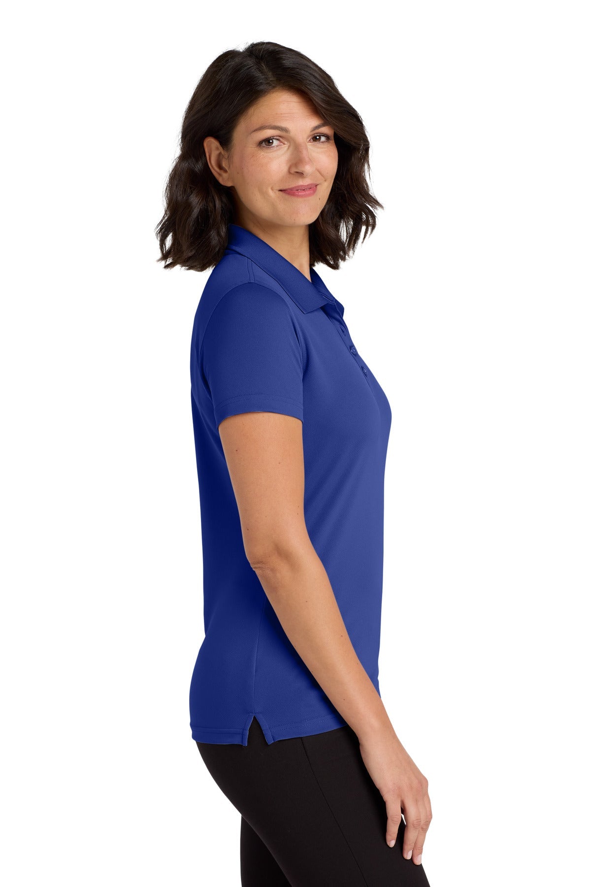 True Royal Port Authority Women's Dry Zone UV Micro-Mesh Polo. LK110