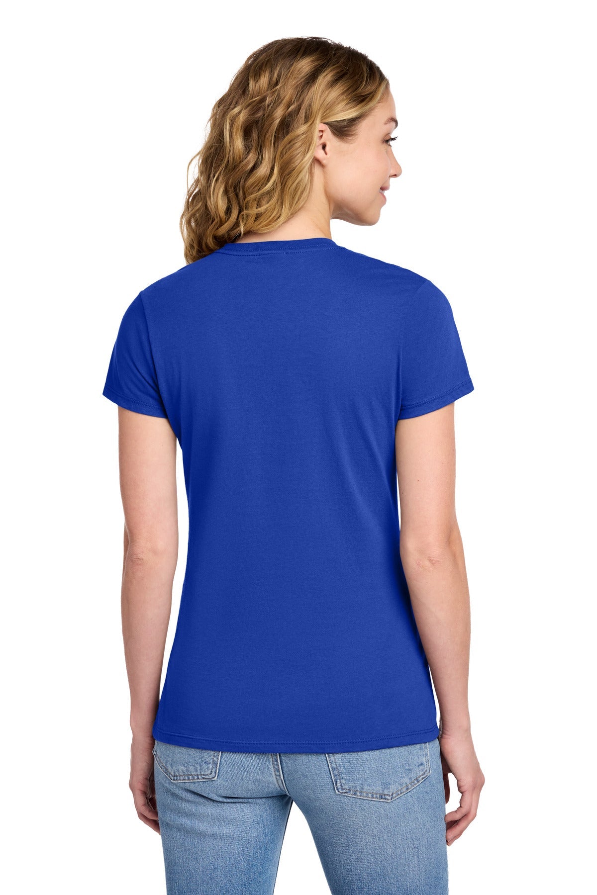 True Royal Port & Co Women's Fan Favorite Tee. LPC450