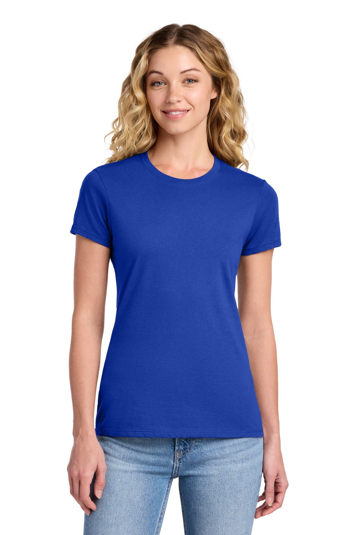 True Royal Port & Co Women's Fan Favorite Tee. LPC450