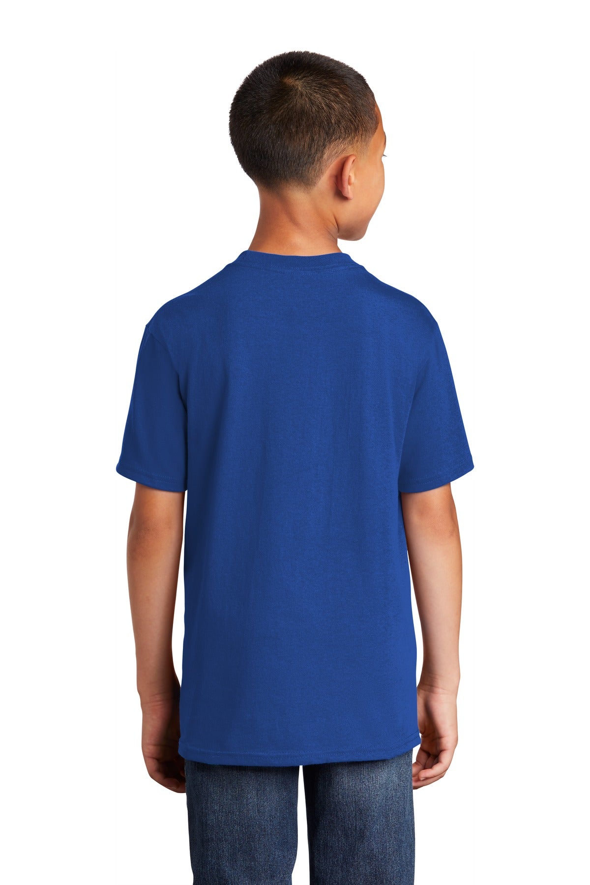 True Royal Port & Co Youth Core Cotton Tee. PC54Y