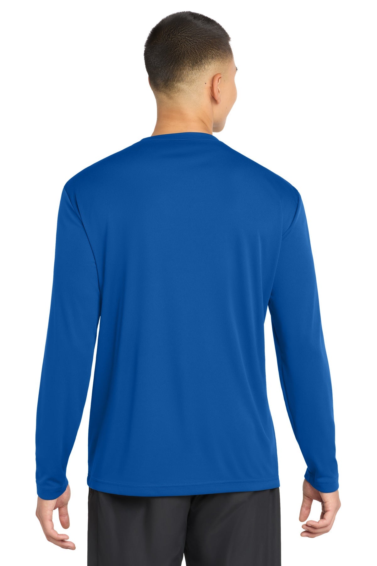 True Royal Sport-Tek Long Sleeve PosiCharge Competitor Tee. ST350LS
