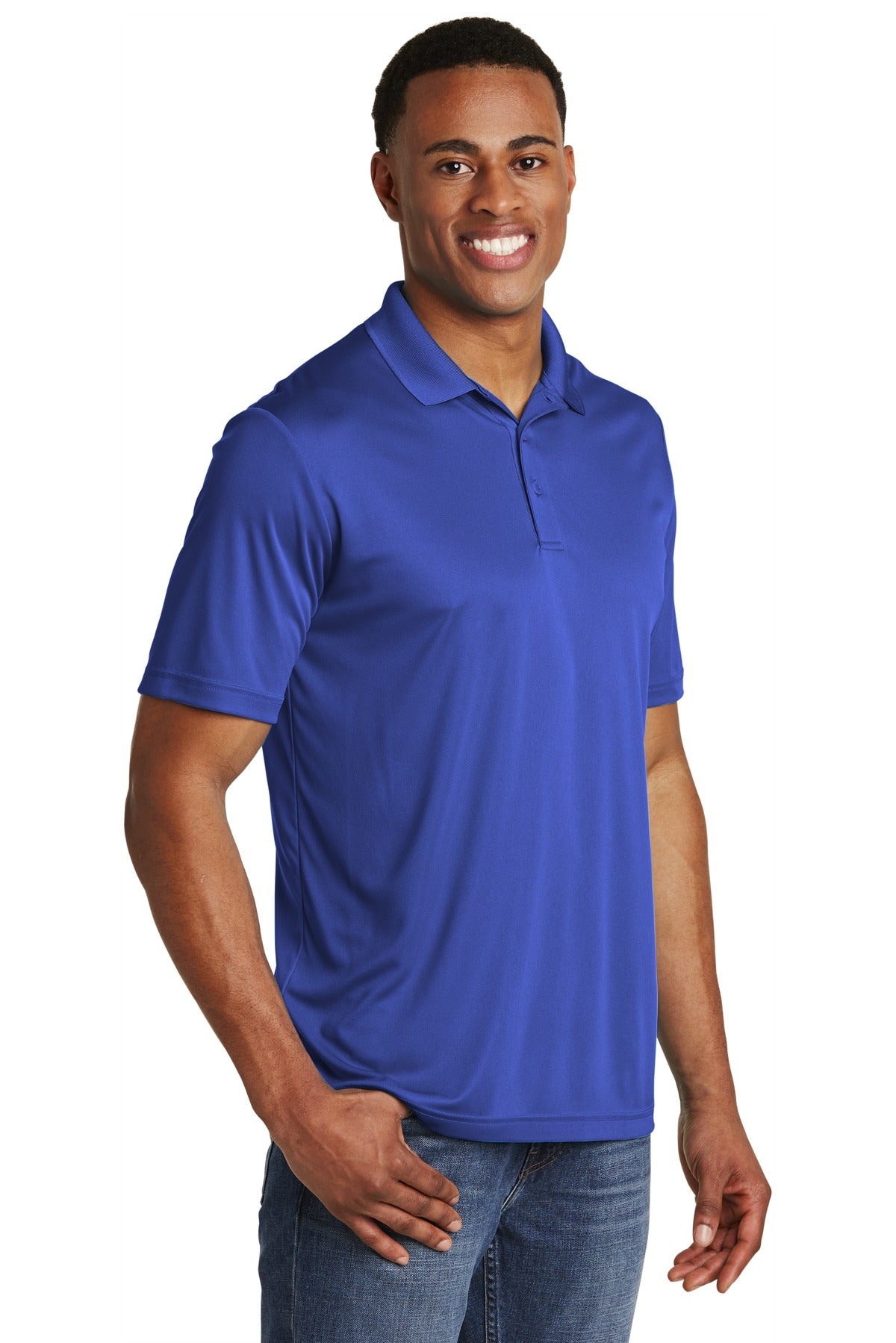 True Royal Sport-Tek PosiCharge Competitor Polo. ST550