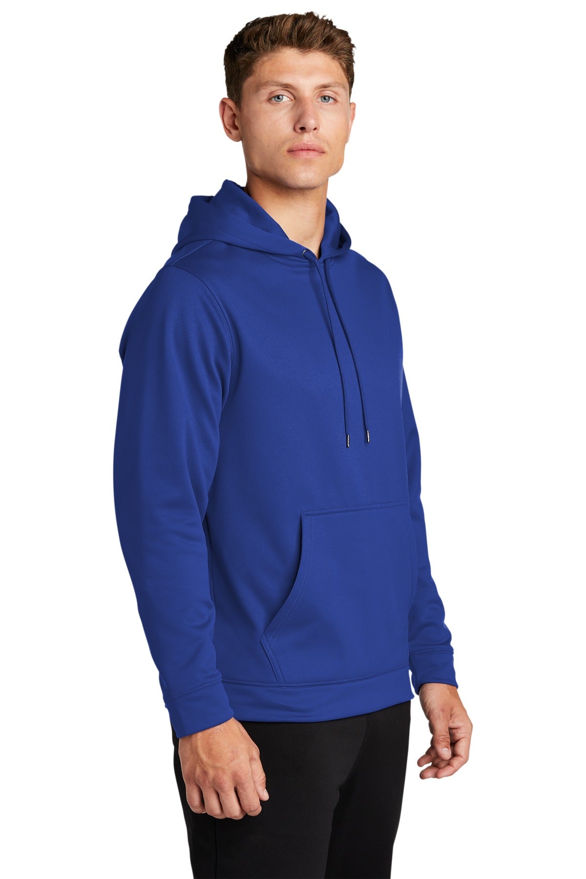 True Royal Sport-Tek Sport-Wick Fleece Hooded Pullover. F244