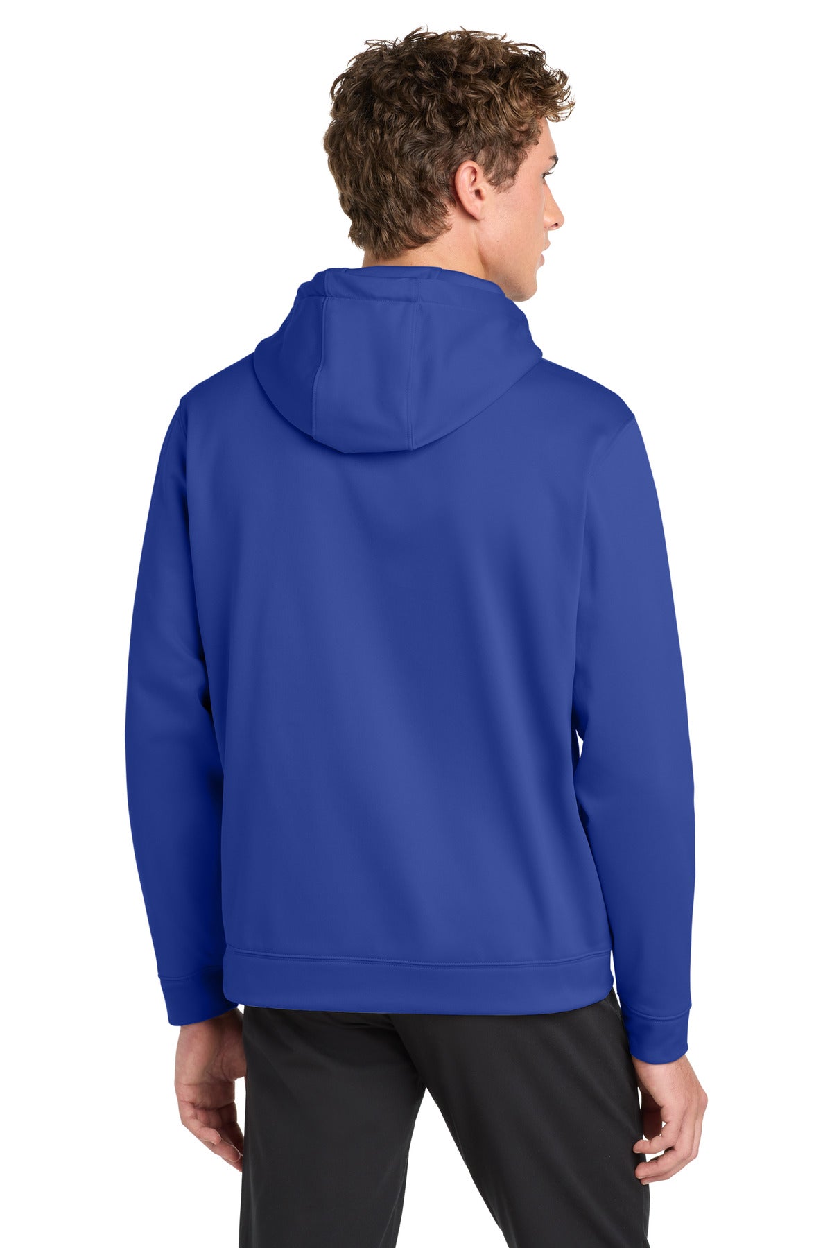 True Royal Sport-Tek Sport-Wick Fleece Hooded Pullover. F244