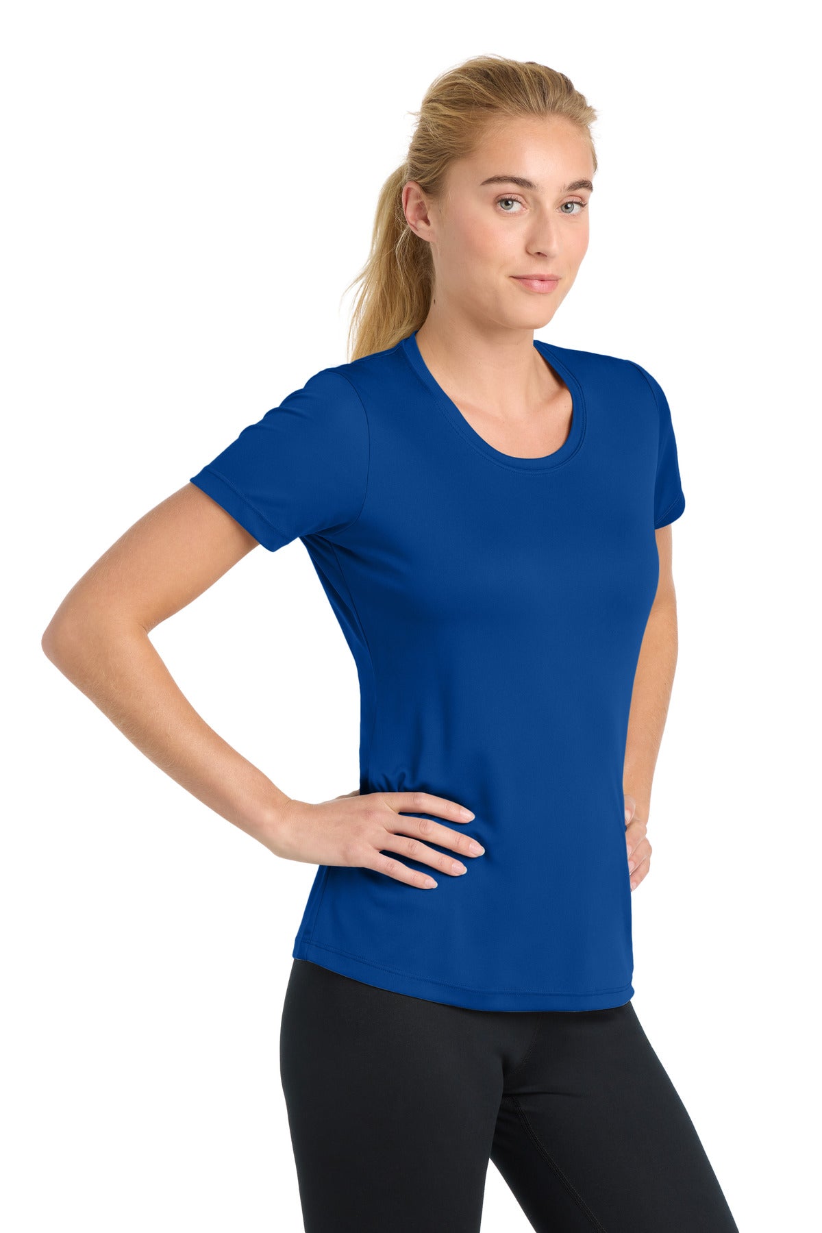 True Royal Sport-Tek Women's PosiCharge Competitor Tee. LST350