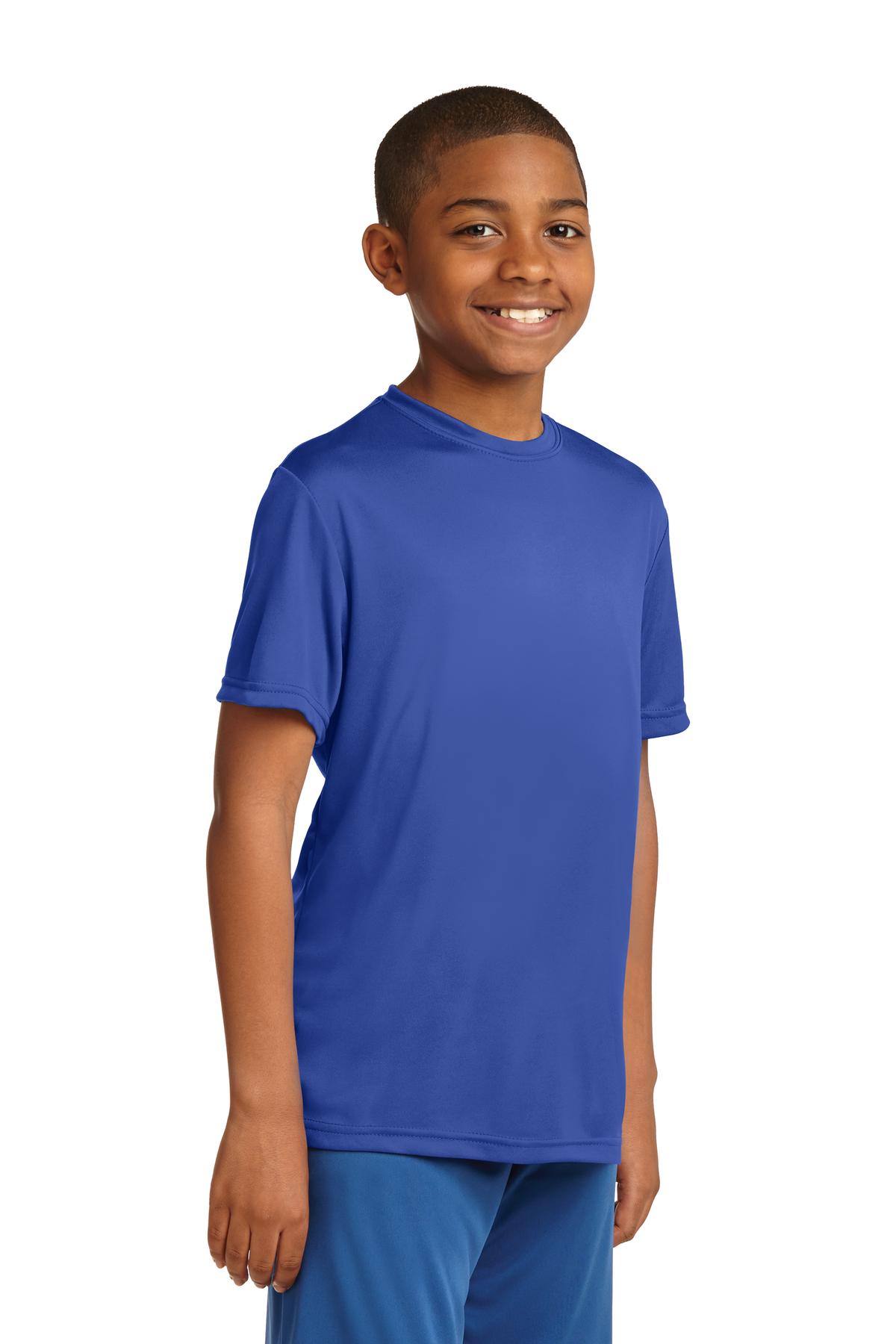 True Royal Sport-Tek Youth PosiCharge Competitor Tee. YST350