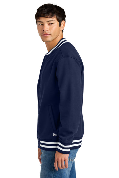 TrueNavy New Era Varsity Heavyweight Fleece Jacket NEA560