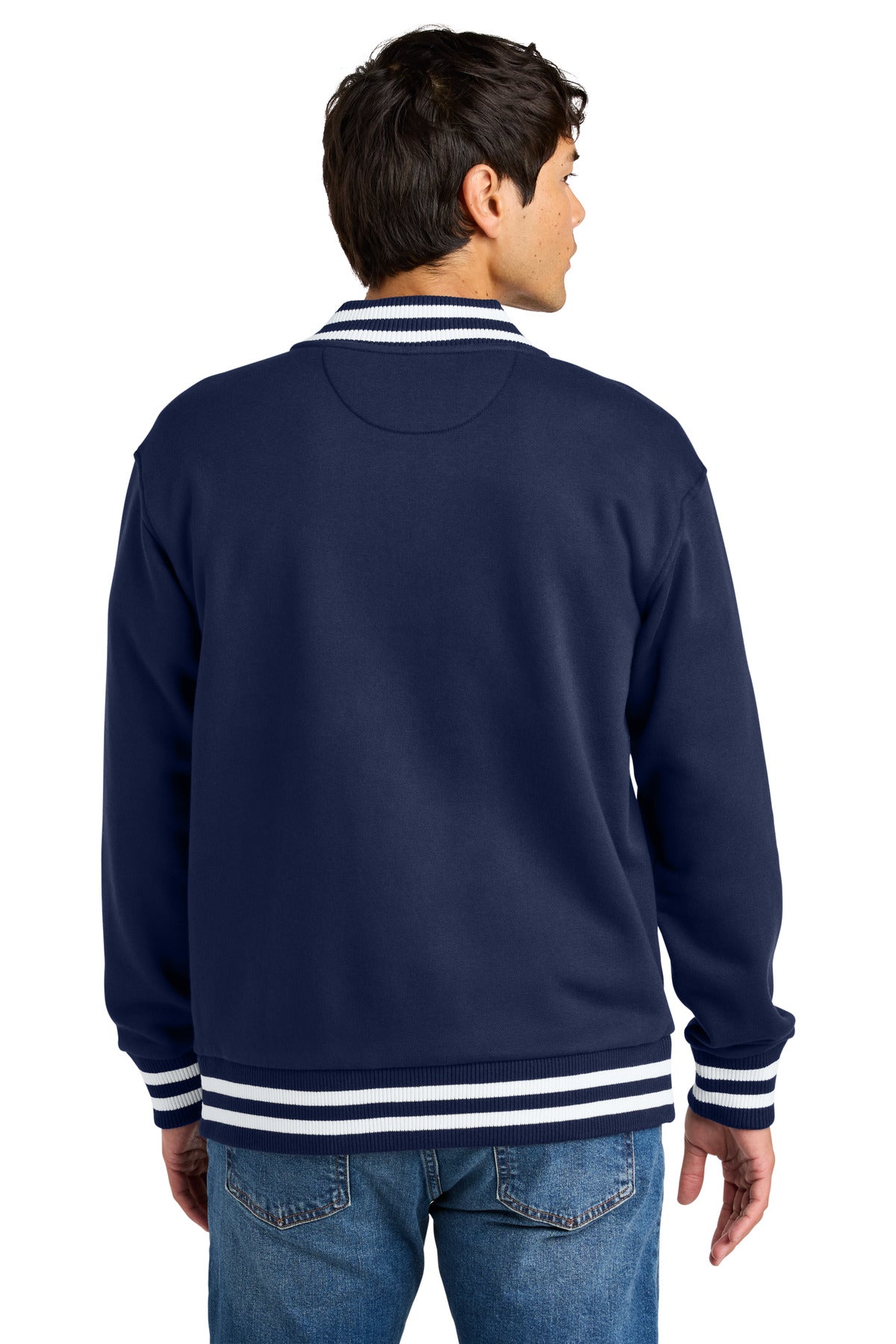 TrueNavy New Era Varsity Heavyweight Fleece Jacket NEA560