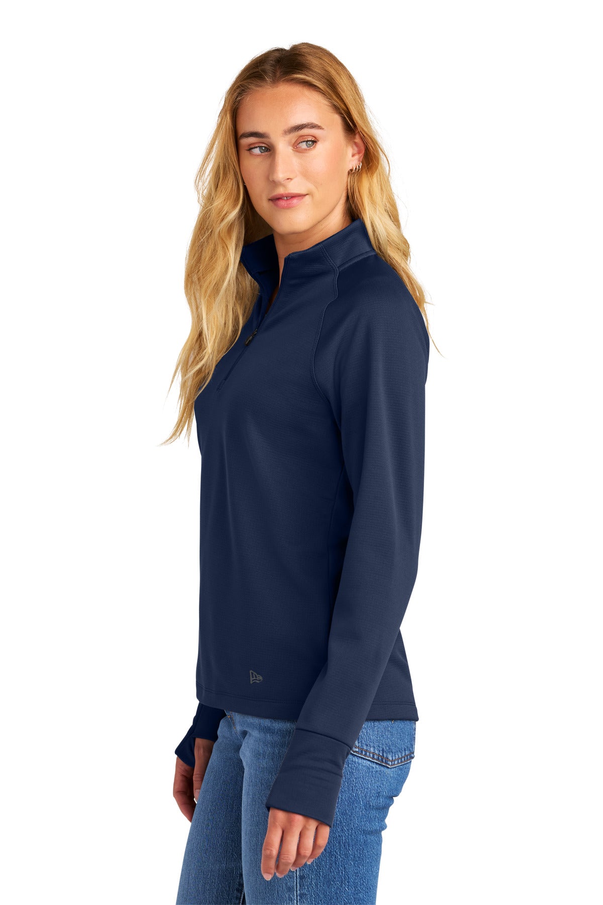 TrueNavy New Era Women's Stand Out 1/4-Zip LNEA515