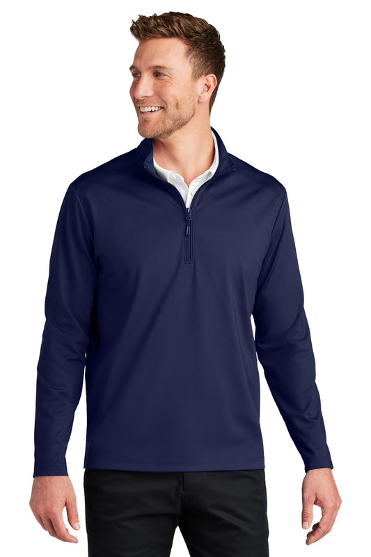 TrueNavy Port Authority C-FREE Double Knit 1/4-Zip K880