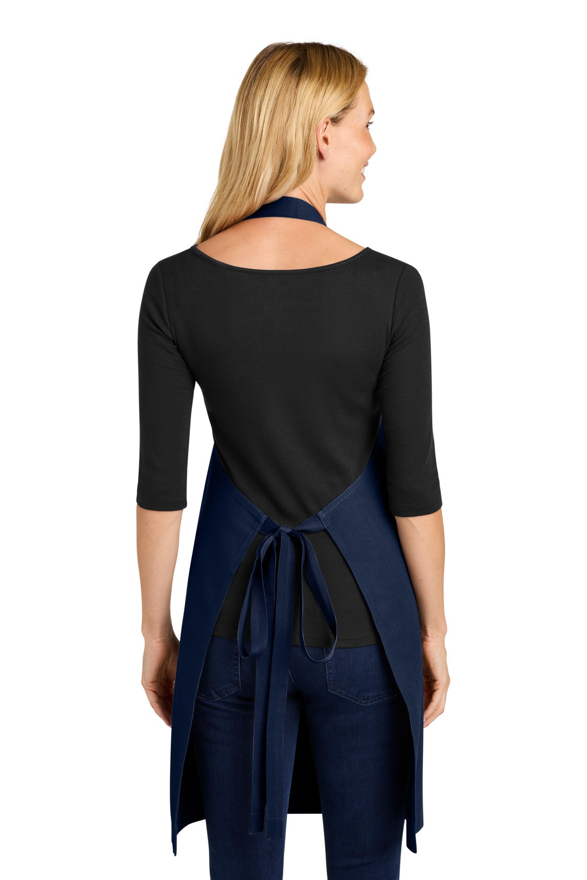 TrueNavy Port Authority Signature Heavy Twill Bib Apron A900