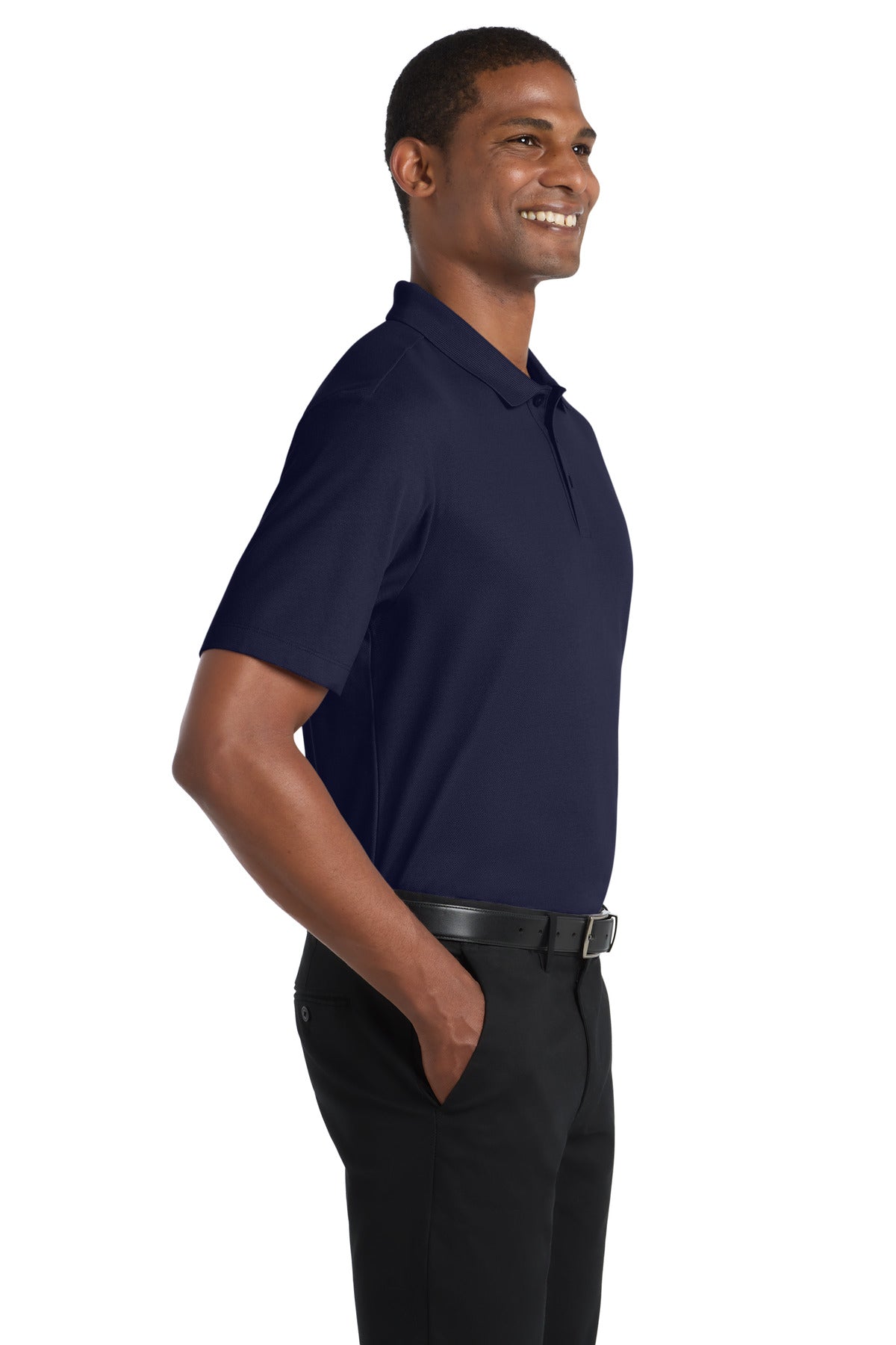 TrueNavy Port Authority SuperPro React Polo. K810