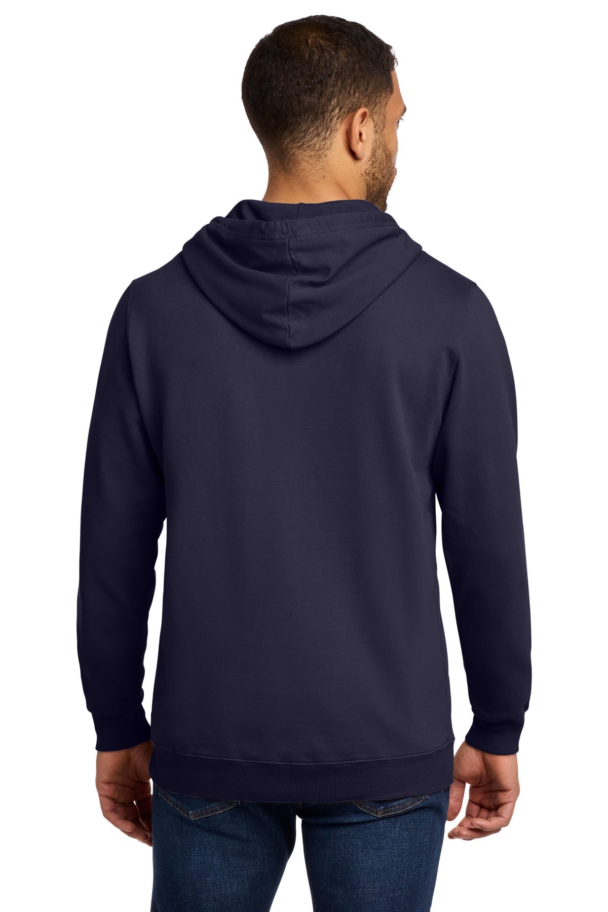 TrueNavy Port & Co Beach Wash Garment-Dyed Pullover Hooded Sweatshirt. PC098H