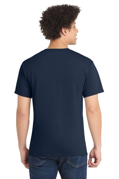 TrueNavy Port & Co Core Blend Tee. PC55