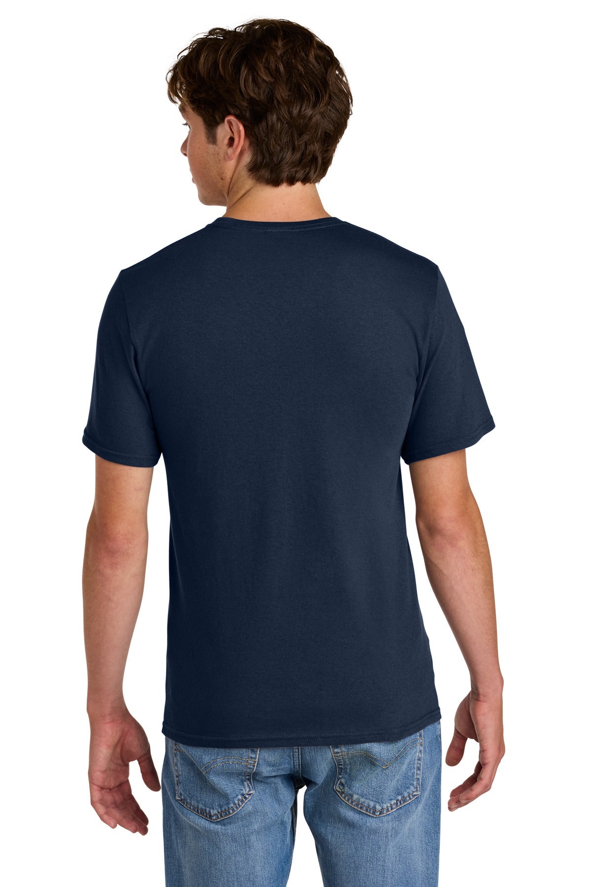 TrueNavy Port & Co Easy Cotton Tee PC43