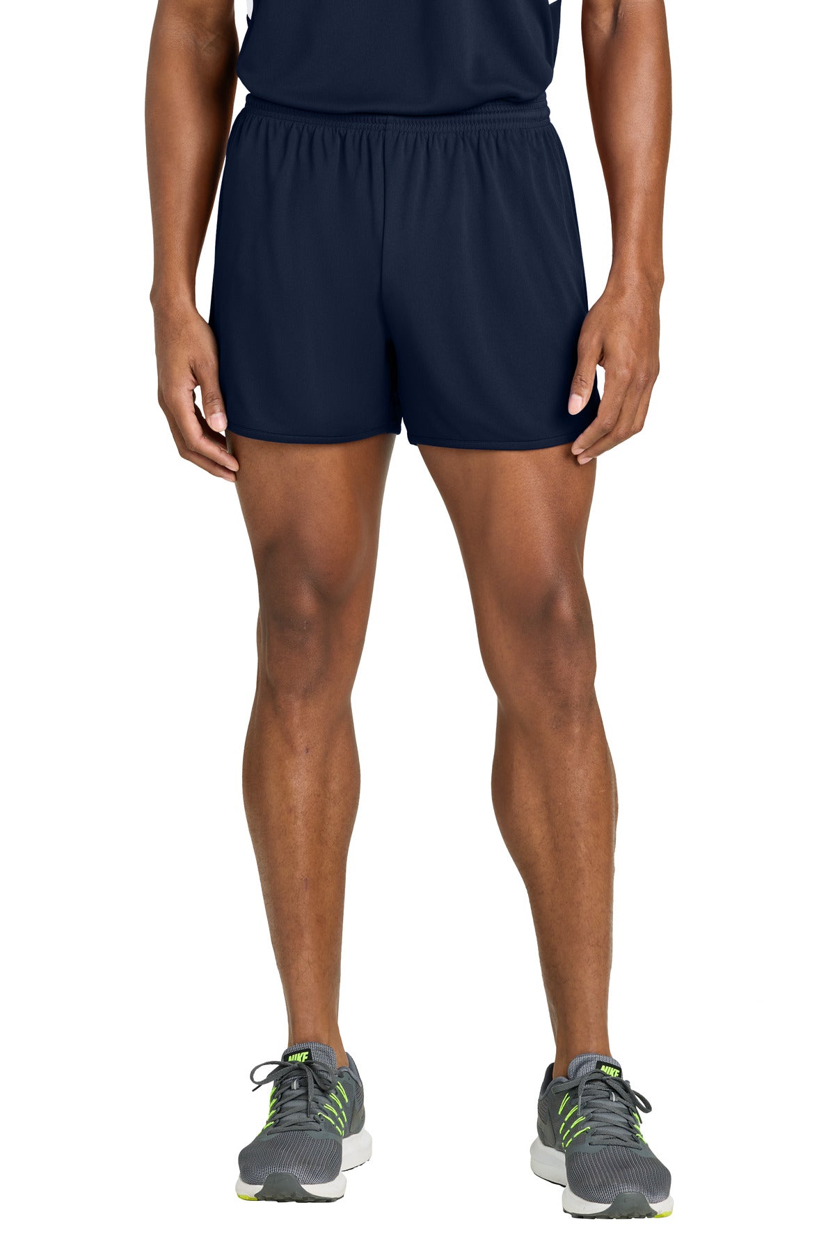 TrueNavy Sport-Tek Club 4" Track Short ST447