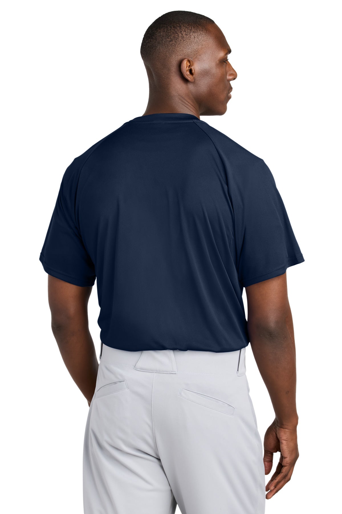 TrueNavy Sport-Tek PosiCharge Competitor 2-Button Henley ST359