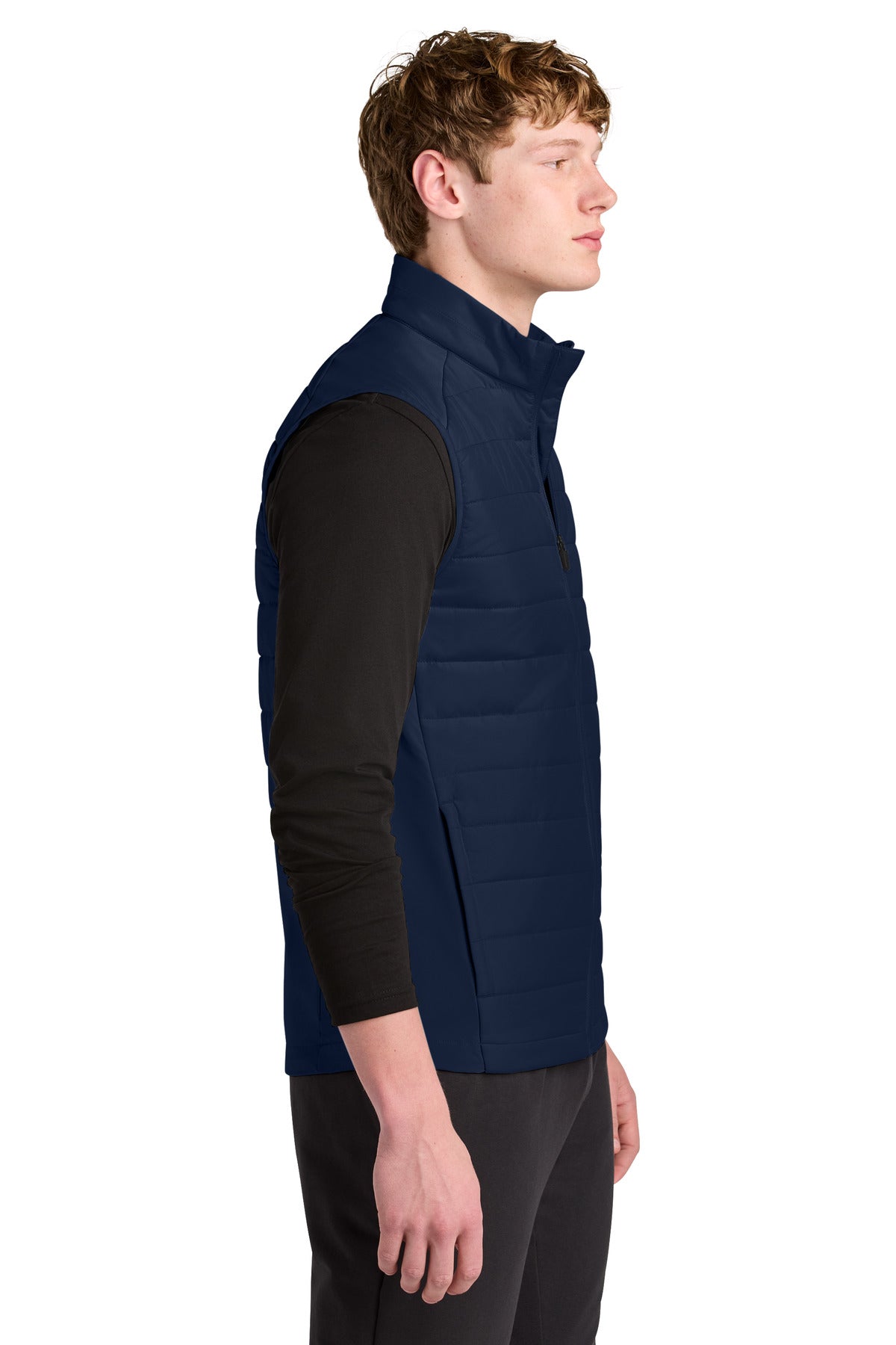 TrueNavy Sport-Tek Teknical Hybrid Vest ST941