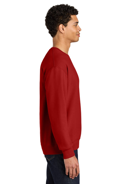 TrueRed Jerzees Ultimate Unisex CVC Ring Spun Crewneck Sweatshirt IC48M
