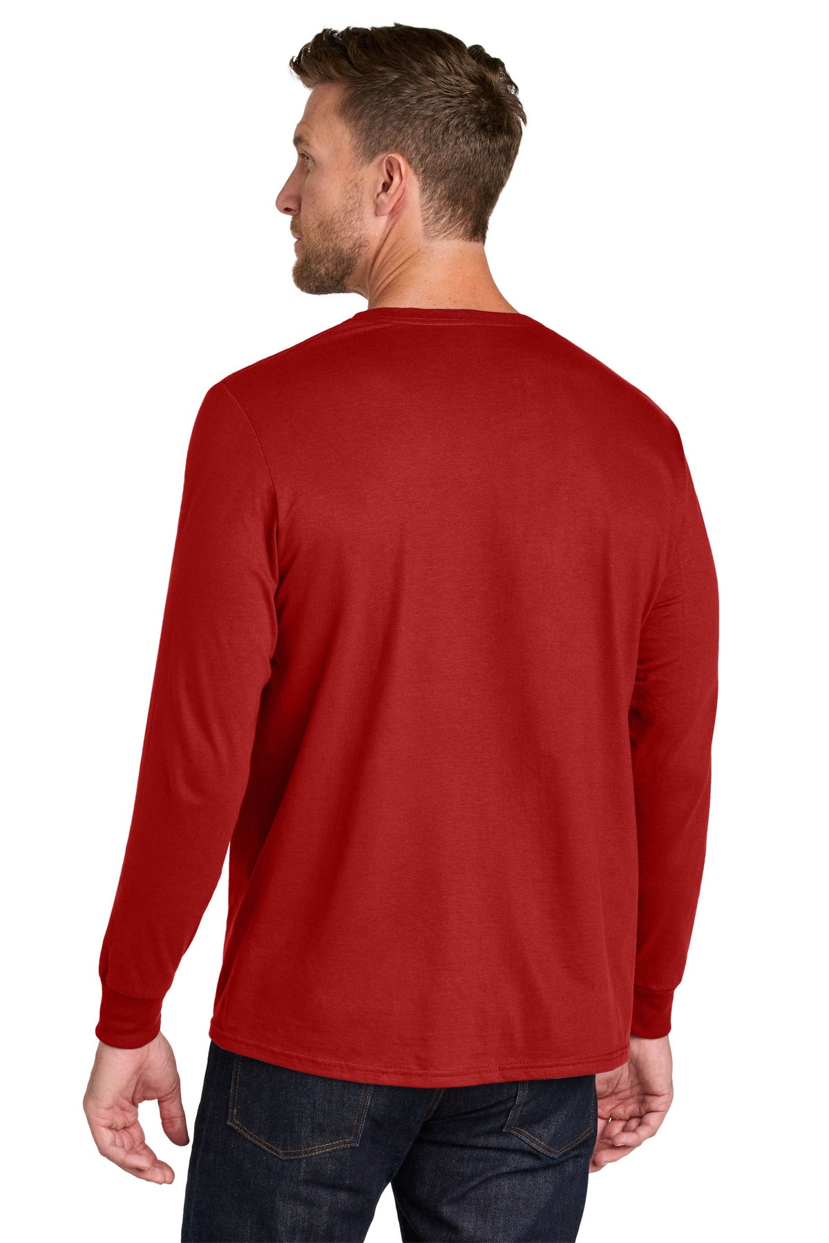 TrueRed Jerzees Ultimate Unisex Ring Spun Long Sleeve T-Shirt IC46L