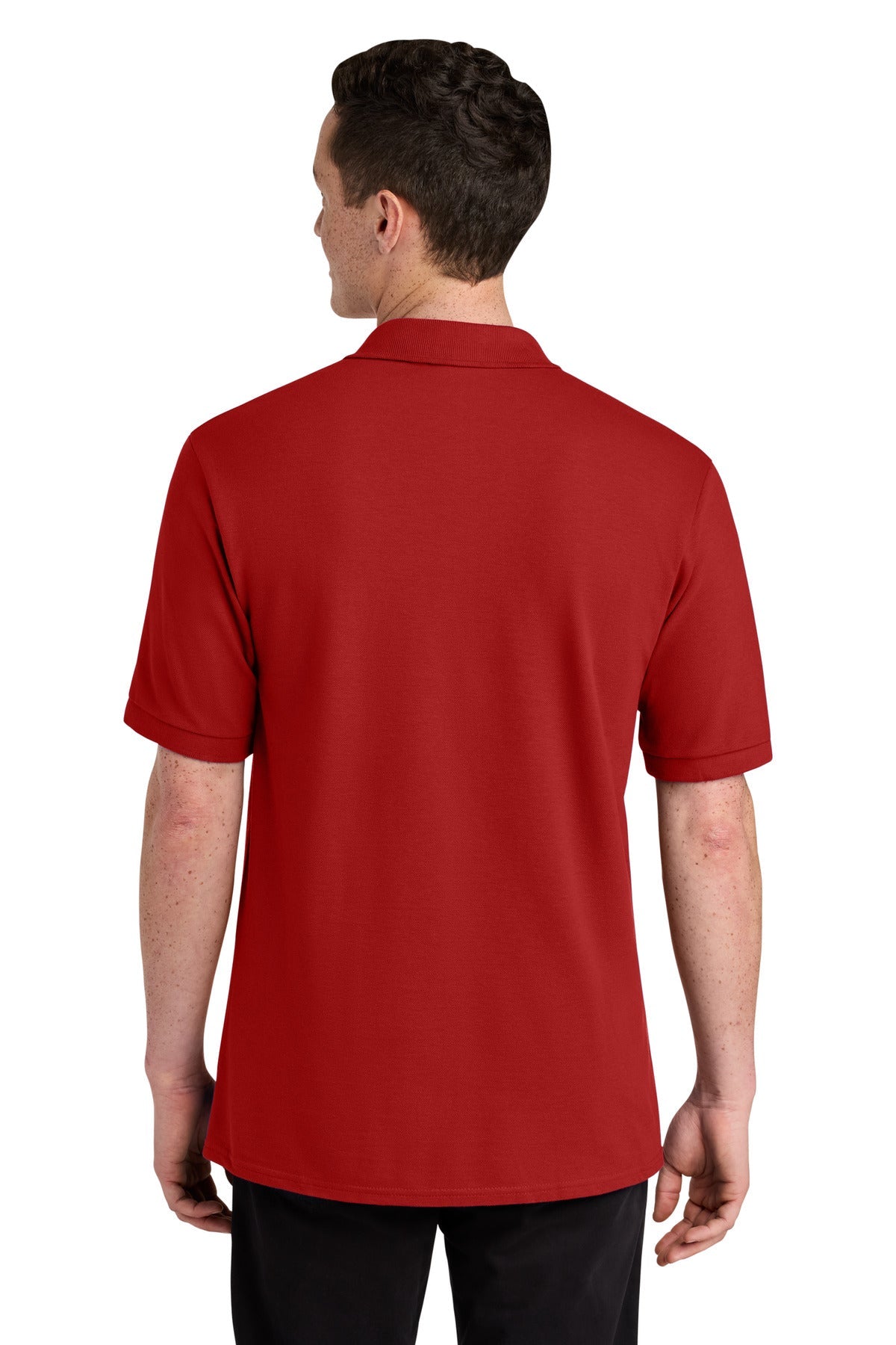 TrueRed Jerzees Unisex Premium Ring Spun Cotton Pique Sport Shirt 443M