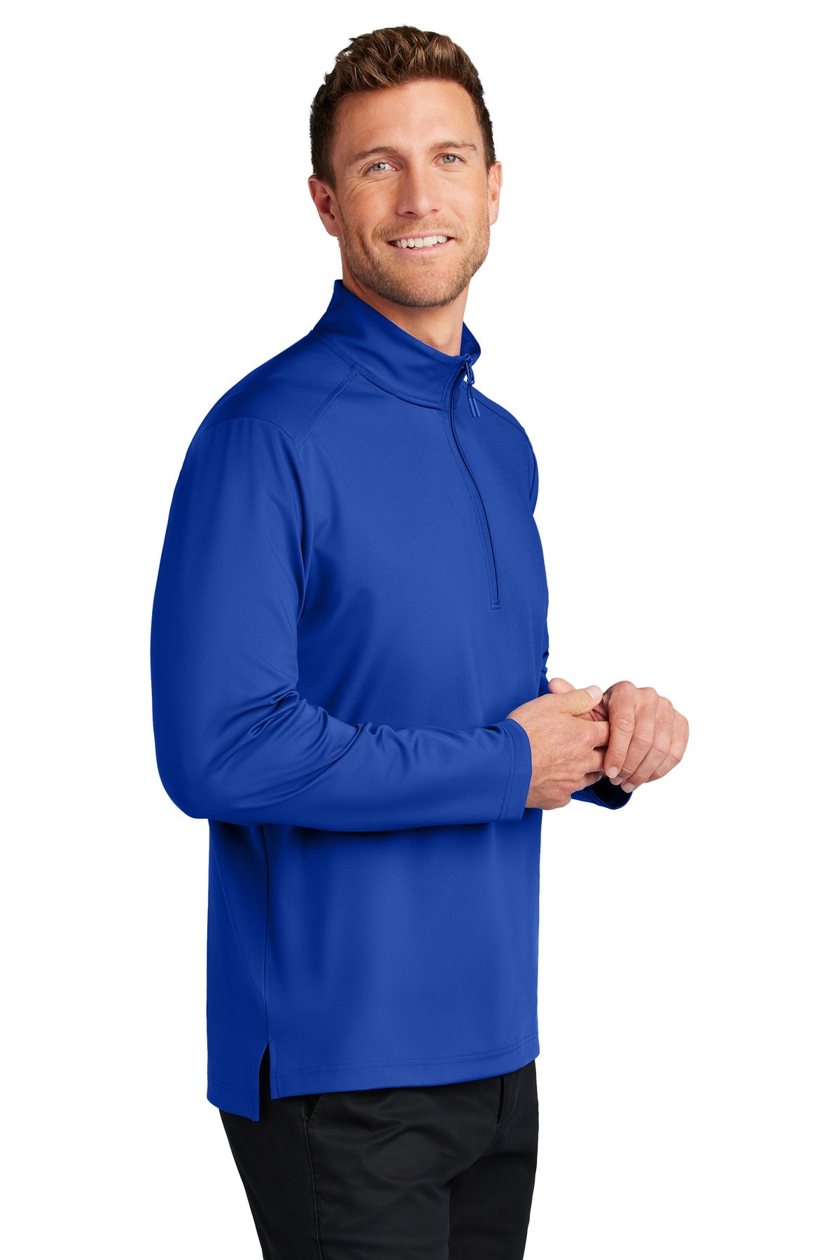 TrueRoyal Port Authority C-FREE Double Knit 1/4-Zip K880