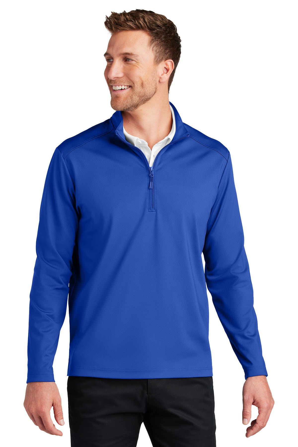 TrueRoyal Port Authority C-FREE Double Knit 1/4-Zip K880