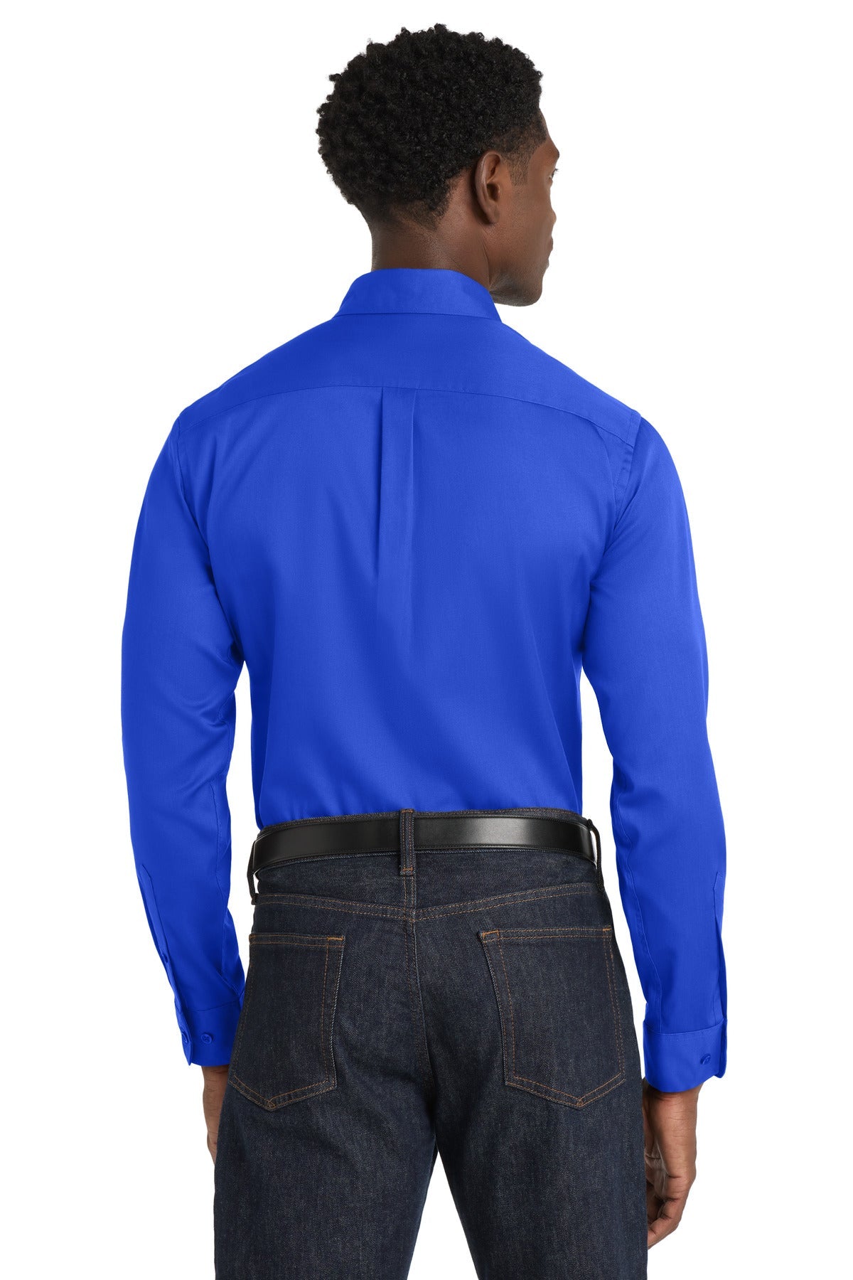 TrueRoyal Port Authority Long Sleeve SuperPro React Twill Shirt. W808