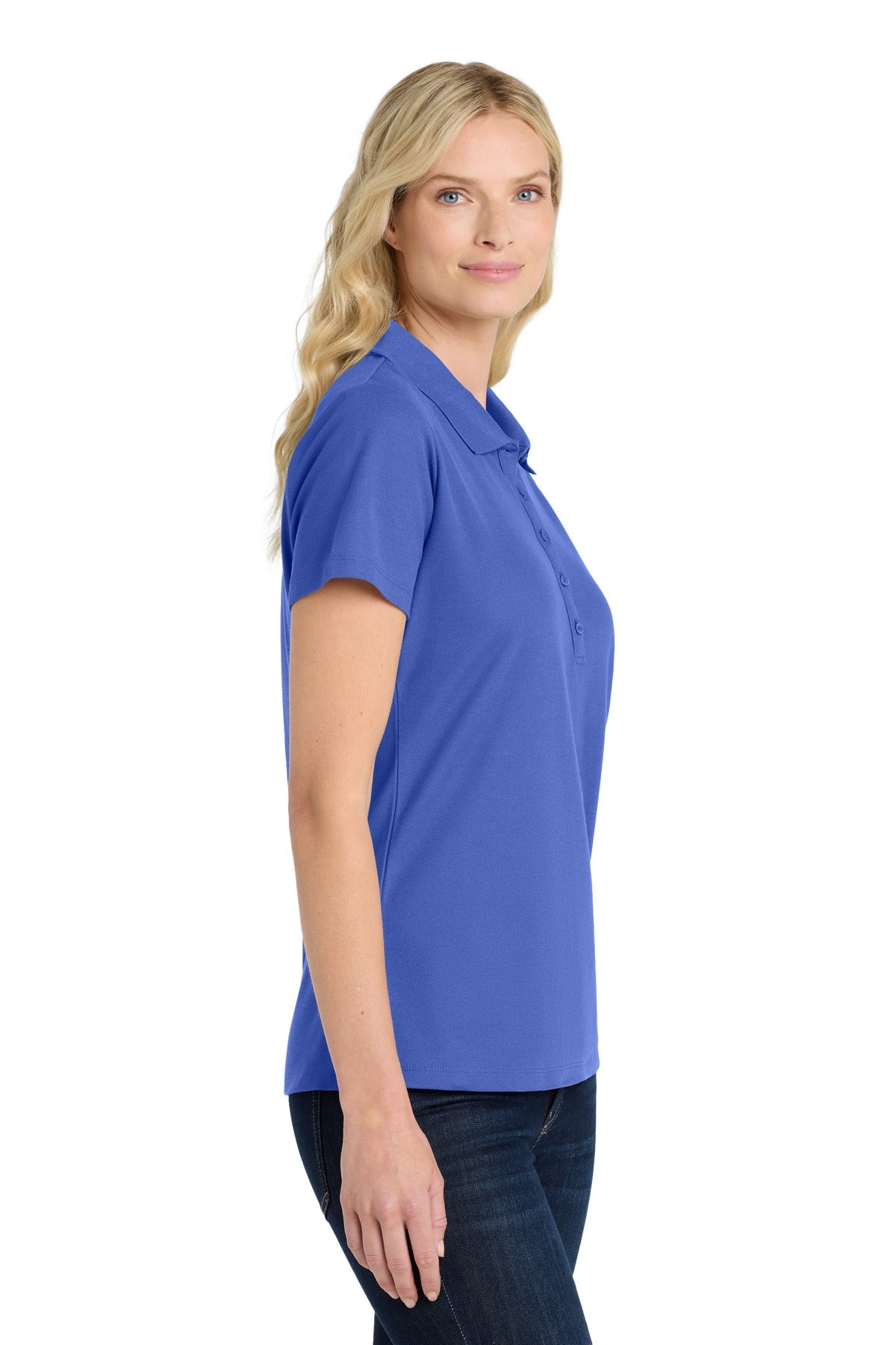 TrueRoyal Port Authority Women's SuperPro React Polo. LK810