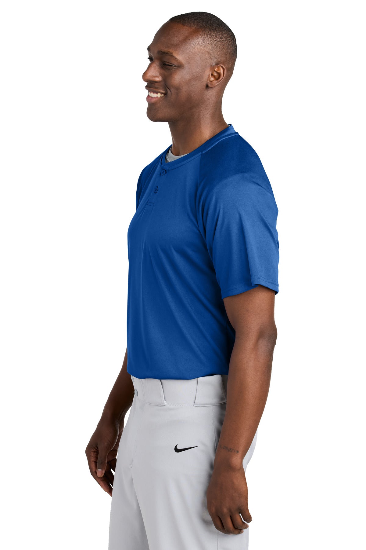 TrueRoyal Sport-Tek PosiCharge Competitor 2-Button Henley ST359