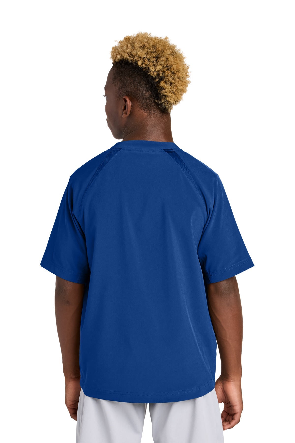 TrueRoyal Sport-Tek Youth Repeat 1/2-Zip Short Sleeve Jacket YJST489