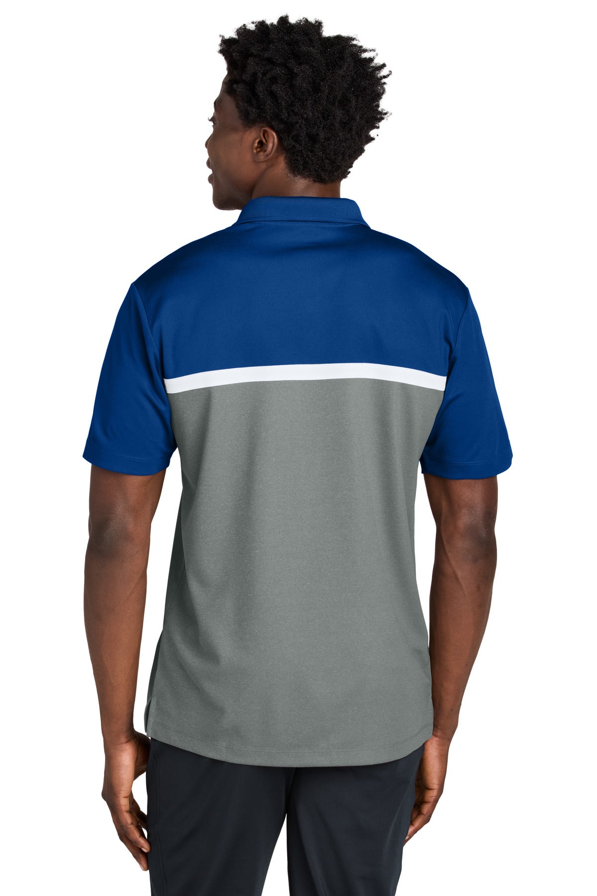 TRy/GCcH/W Sport-Tek UV Micropique Colorblock Polo ST741