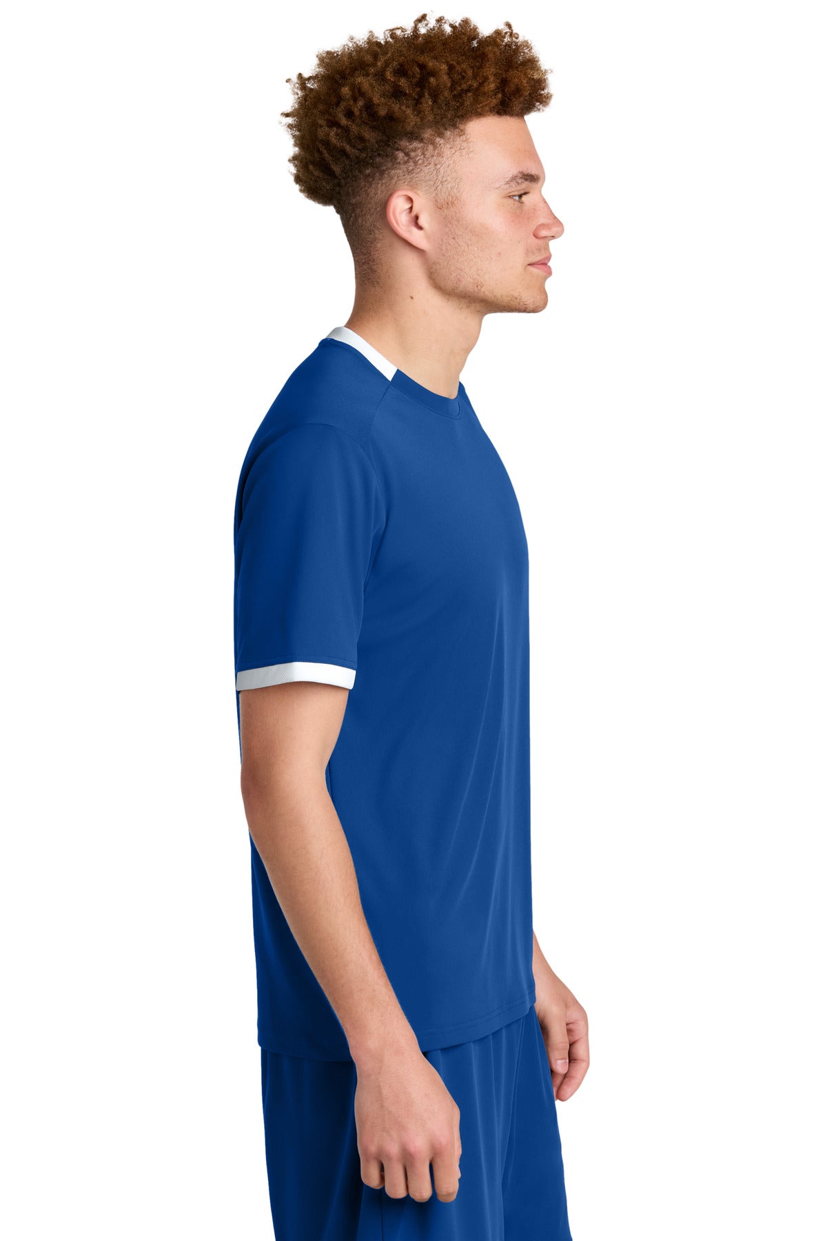TRy/White Sport-Tek Club Short Sleeve Crew ST440