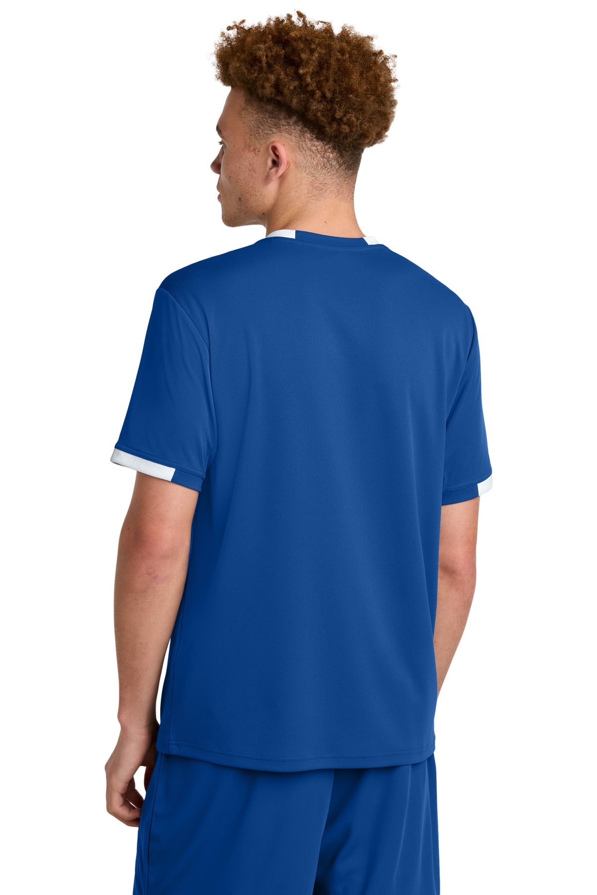 TRy/White Sport-Tek Club Short Sleeve Crew ST440