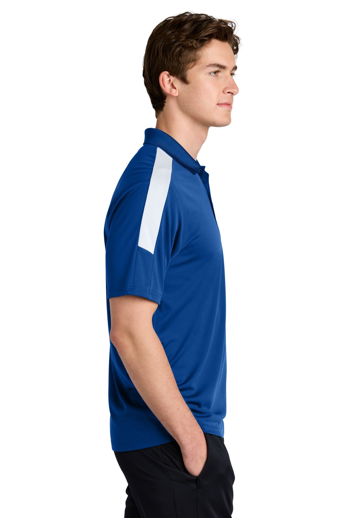 TRy/White Sport-Tek Competitor United Polo ST104