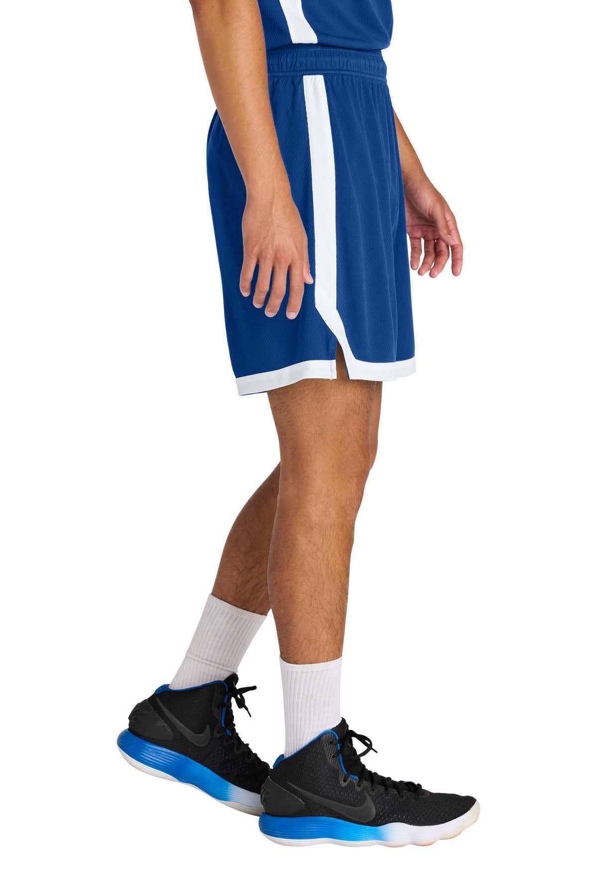 TRy/White Sport-Tek Rival Basketball 7"Short ST901